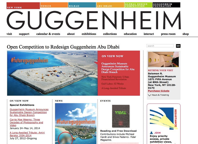 Illustration for article titled Protests Heat Up Against the Guggenheim's New Museum in Abu Dhabi